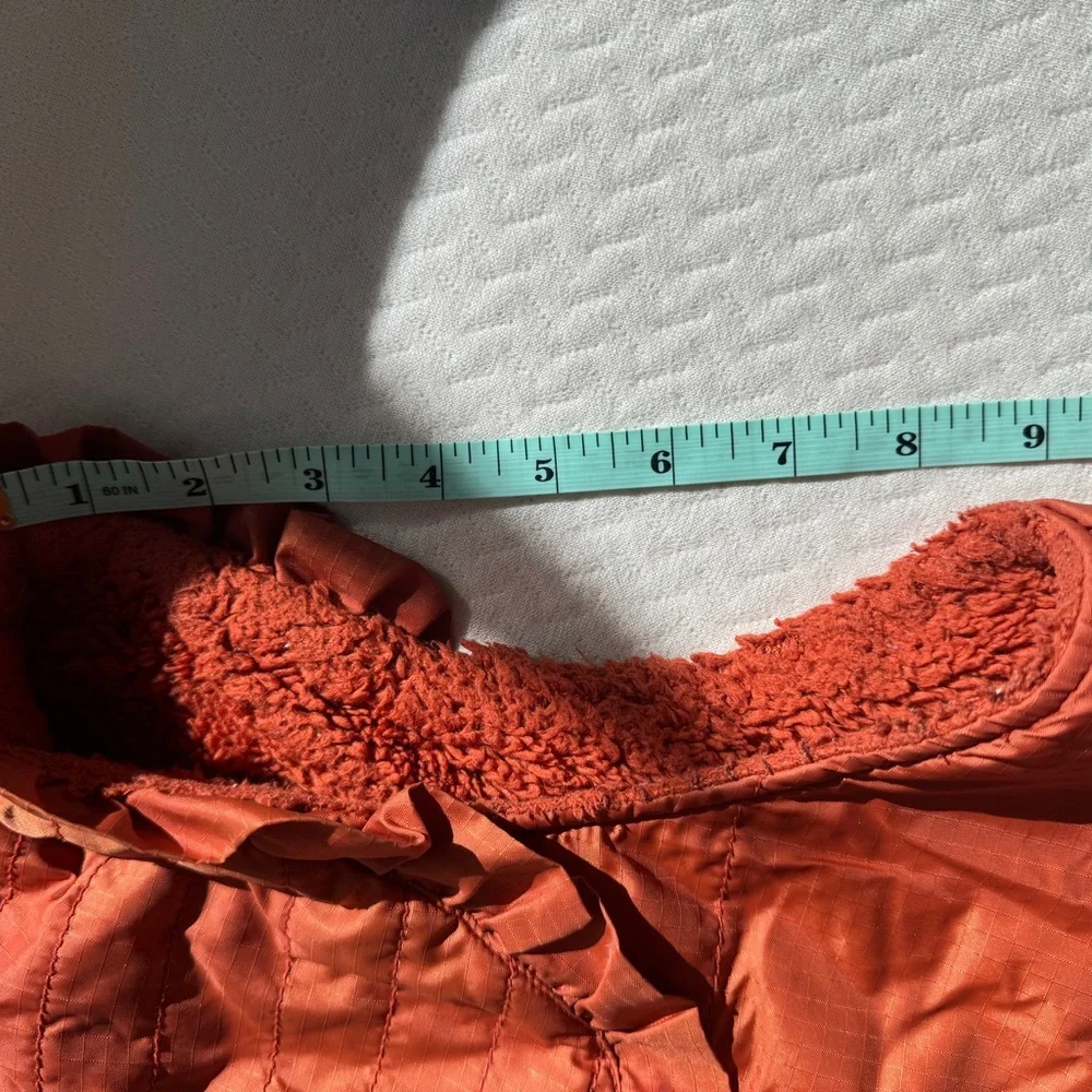 Vintage Forever 21 Ruffle Orange Vest - Picture 9 of 9